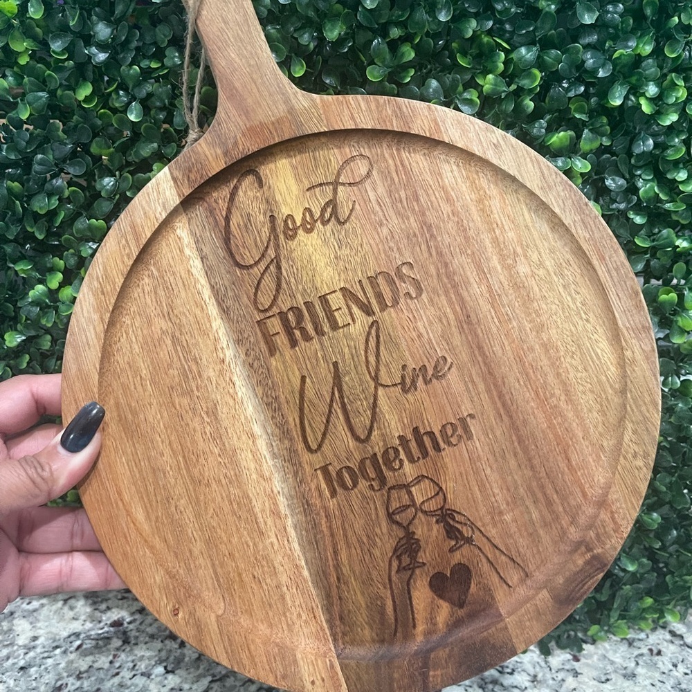 Wooden Serving Board with Engraving